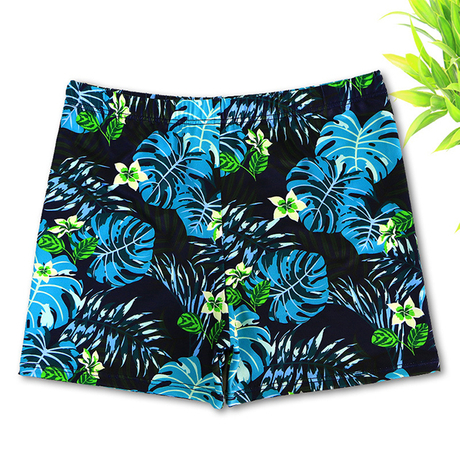 Men's floral print swimming shorts casual fashion swim trunk quick-drying swim boxer