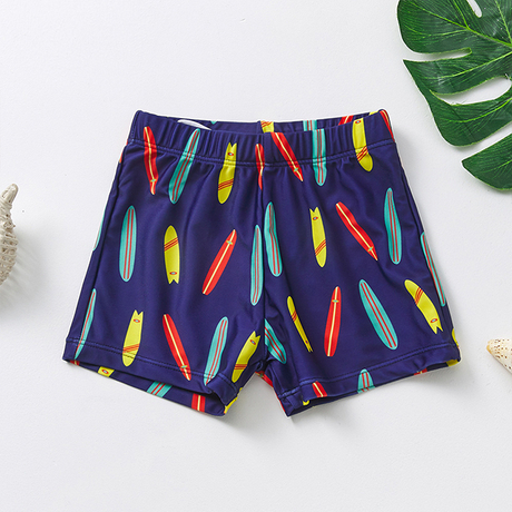 Kids printed swimwear beachwear boy's summer swim trunks quick-drying swimming trunks