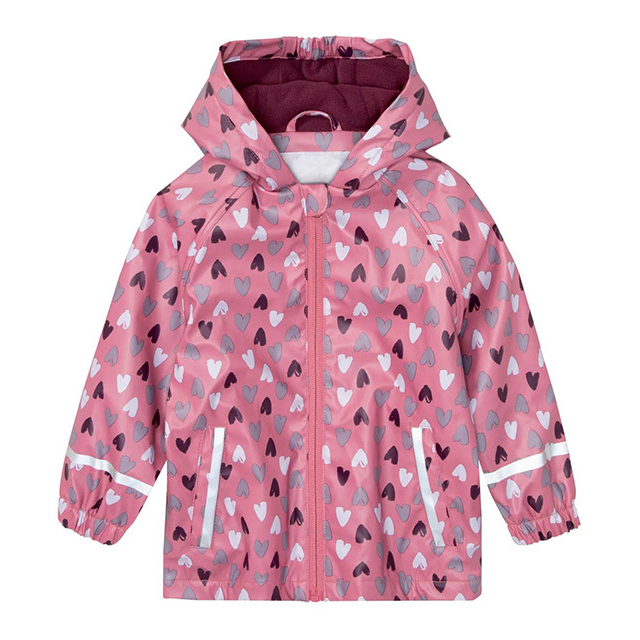 Girls Windproof Waterproof Hooded Fleece Outwear Kids Casual Coats thick Autumn Winter Children's Clothing 