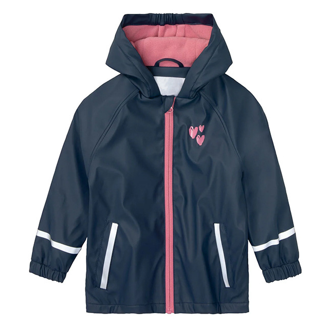 Girls Windproof Waterproof Hooded Fleece Outwear Kids Casual Coats thick Autumn Winter Children's Clothing 