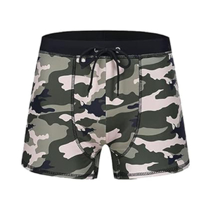 Men's camouflage print swimming shorts casual fashion swim trunk quick-drying summer swim boxer
