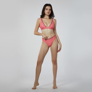 Fashion ladies triangle bikini set two piece sexy swimsuit