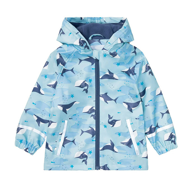 Girls Windproof Waterproof Hooded Fleece Outwear Kids Casual Coats thick Autumn Winter Children's Clothing 